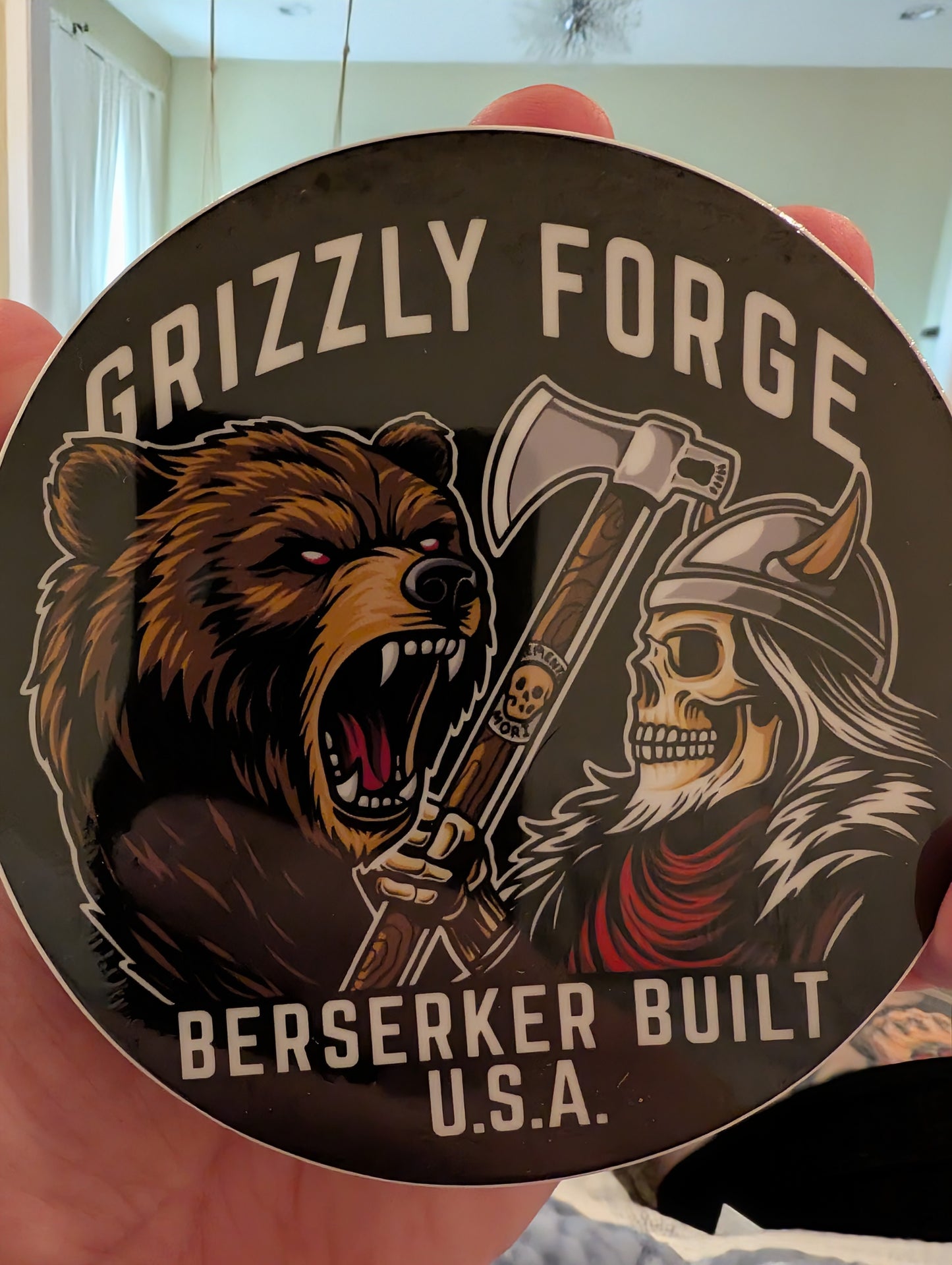 Berserker Built x Grizzly Forge | “Memento Mori” Knife & Tomahawk Set