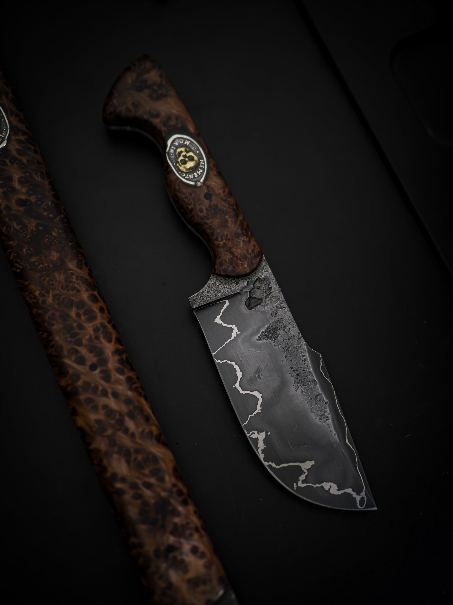 Berserker Built x Grizzly Forge | “Memento Mori” Knife & Tomahawk Set