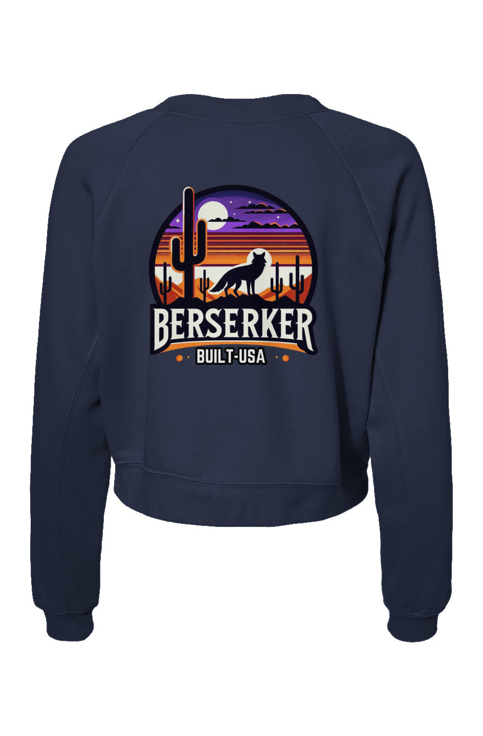 Womens Raglan Pullover Fleece Berserker Sweatshirt