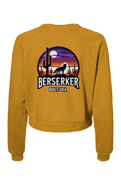 Womens Raglan Pullover Fleece Berserker Sweatshirt