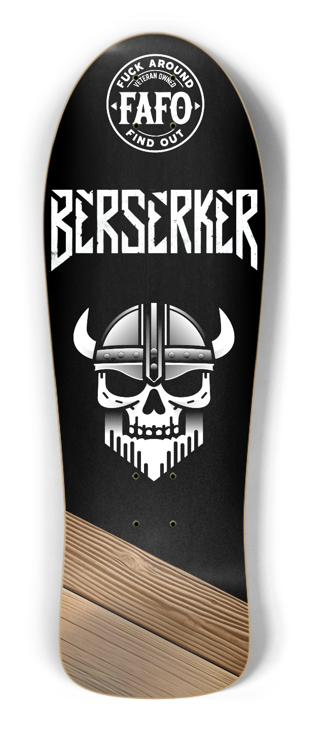 FAFO Fuck Around & Find Out Berserker Style Retro board