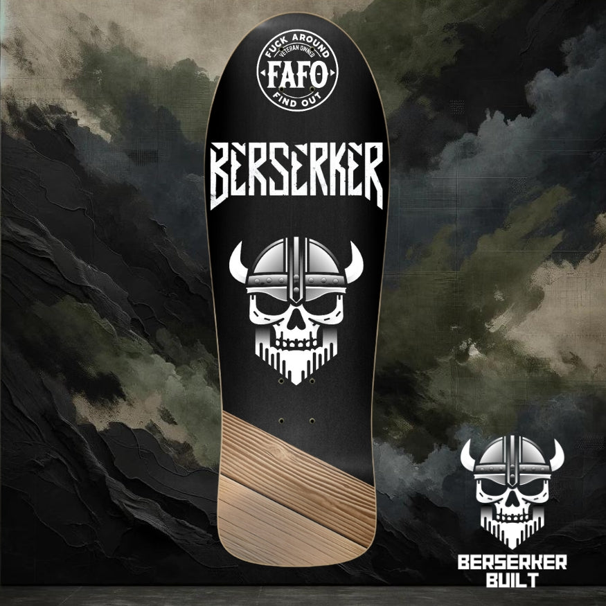 FAFO Fuck Around & Find Out Berserker Style Retro board
