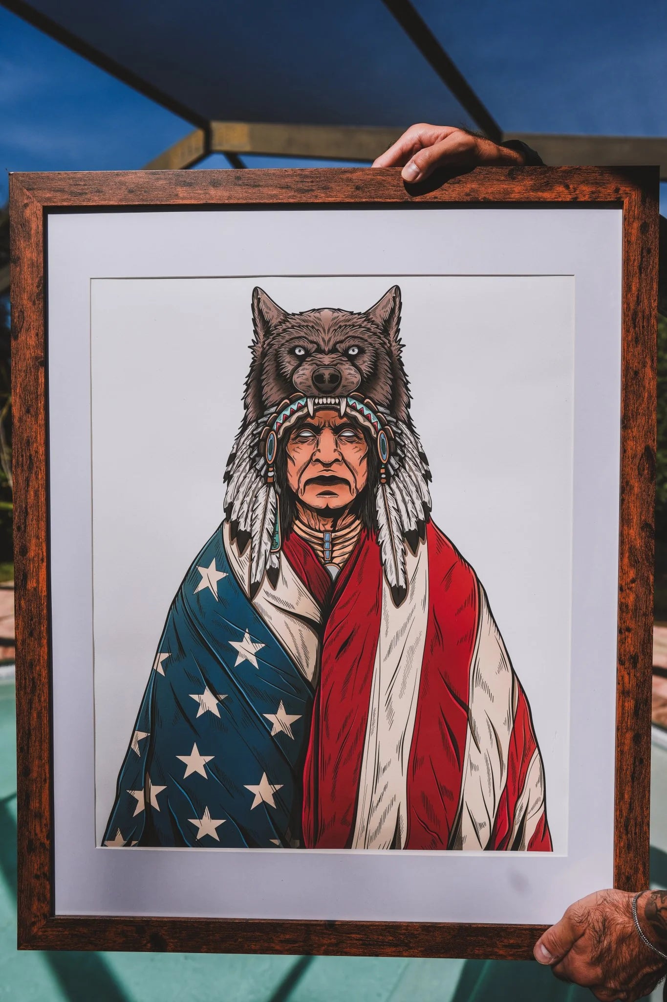 Forefather Die-Cut Sticker